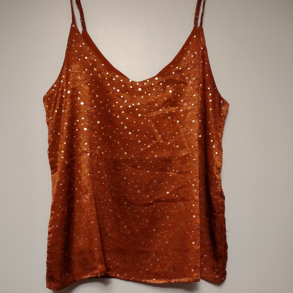 Q2 Orange Strappy Top